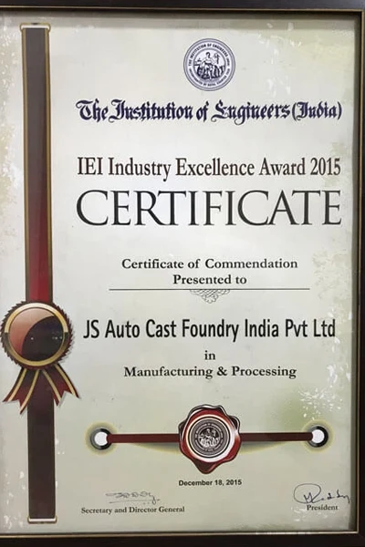IEI Industry Excellence Award
